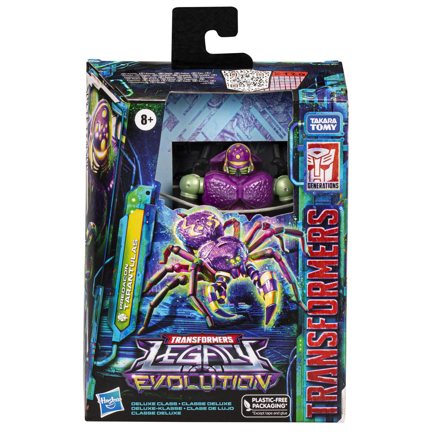 Transformers Toys Legacy Evolution Deluxe Predacon Tarantulas Toy, 5.5-inch, Action Figure For Boys And Girls Ages 8 And Up