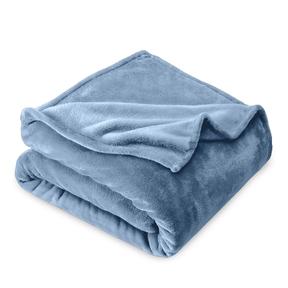 Manta de Felpa de Micropolar Bare Home 300 G/M² azul corona
