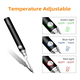 thumbnail image 4 of Kit de soldador inalámbrico con batería de 1100 mAh, 3 configuraciones de temperatura, color negro, 4 of 6