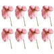thumbnail image 1 of artificial 8 piezas, planta falsa para florero, elegante flores realista para boda, hogar, oficina, dormitorio. Rosa, 1 of 8