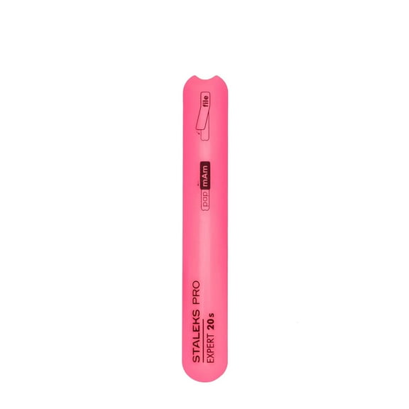 Beveled plastic nail file, straight (base) Small - SPBE-20s
