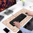 thumbnail image 2 of Long Mouse Pads for Desk,Minimalist Halloween Ghost Pattern Desk Mats on Top Of Desks, Desk Mouse Pad Extra Large with 3mm Non-Slip Base and Stitched Edge for Gaming,Office,Work,Home 31.5x15.7in, 2 of 5