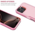 thumbnail image 4 of For iPhone 16 Pro Case, Shockproof Phone Case for Apple iPhone 16 Pro 6.3", Tekcoo Military Grade Protection Heavy Duty Cute Bumper Dual Layer Rugged Sturdy Durable Cover - Rose Gold, 4 of 10
