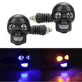 thumbnail image 4 of 12V Universal Skull Turn Signal Indicator LED Light Universal 12V Compatibility for Motorcycle, 4 of 5