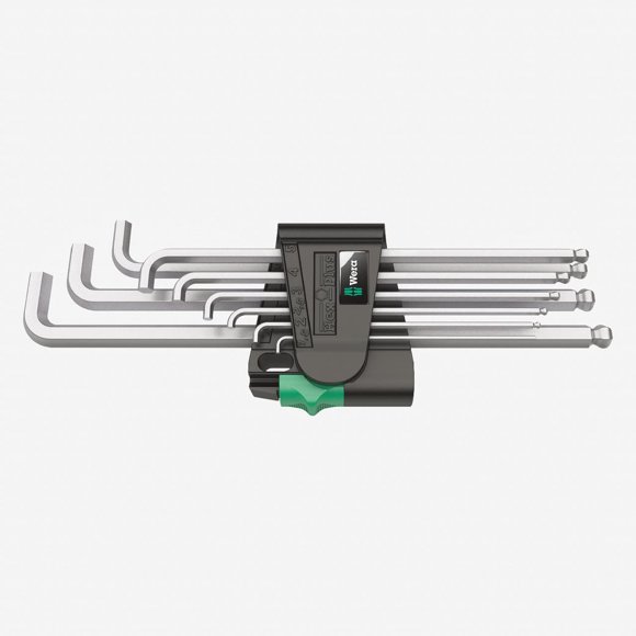 Wera 073594 Hex + Pince à L-Clic Métrique pour Extrémité de Balle