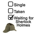 thumbnail image 3 of CafePress - Waiting For Sherlock Pajamas - Women's Short Sleeve Print T-Shirt and Pants Light Cotton Pajama Set, 3 of 7