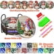 thumbnail image 3 of Juego de posavasos navideños con forma de gnomo con forma de diamante, 8 unidades, 10 cm, de Clendo, 3 of 6