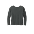 thumbnail image 4 of MERCER+METTLE Women's Stretch Drop Shoulder Pullover | Lightweight Knit Sweater, Long Sleeve Crewneck for Work & Casual Wear - Anchor Grey XS, 4 of 7