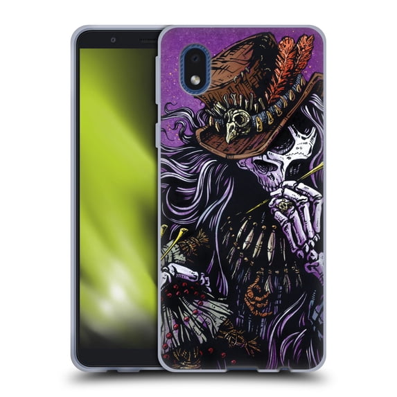 Head Case Designs Officially Licensed David Lozeau Colourful Grunge Voodoo Priest Soft Gel Case Compatible with Samsung Galaxy A01 Core (2020)