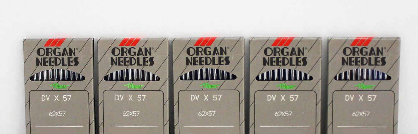 Teamwork 50 ORGAN 62X57, DVX57 NEEDLES SIZE#23 fits SINGER, KANSAI SPECIAL, PEGASUS, JUKI