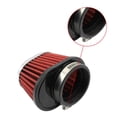 thumbnail image 2 of 2Pcs Universal Round Tapered Car Motorcycle Air Filter 51mm 2 Inch Intake Filter-Red, 2 of 6