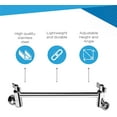 thumbnail image 3 of Blue Ocean 11” SA001 Universal Adjustable Height Shower Head Arm, 3 of 5