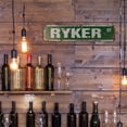 thumbnail image 6 of RYKER Vintage Style Rustic Street Sign – (2 Pack) Childrens Name Room Sign Retro Decorative Wall Sign for Home, Bar, Garage, or Outdoor Use | 6" X 24" Aluminum Metal Road Sign, 6 of 6