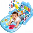 thumbnail image 1 of Baby Gym Musical, Gimnasio de Actividades para Bebés con Piano y Juguetes, Tapete Musical con Juegos, Diseños Divertidos (Azul), 1 of 5