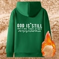 thumbnail image 5 of Womens Hoodie 2025 Fall Winter Fleece Lined Zip Up Christian Hoodies with Pocket Hooded Sweatshirt Hoodie Women Jacket, 5 of 8