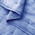 thumbnail image 5 of Kasentex  3-Piece Quilt Set Ultra Soft Microfiber Stone-Washed Lightweight All Season Light Blue King, 5 of 7