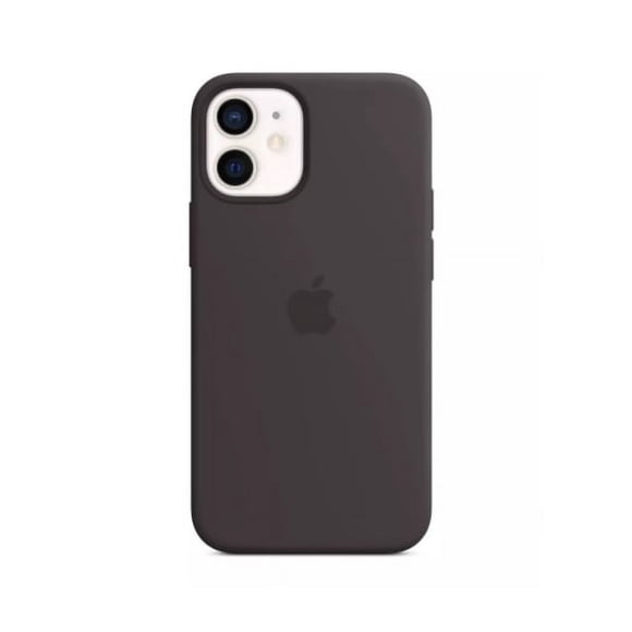 Refurbished Apple MHKX3ZM/A iPhone 12 mini Silicone Case with MagSafe, Black