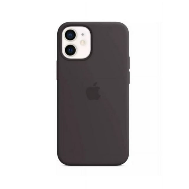 Refurbished Apple MHKX3ZM/A iPhone 12 mini Silicone Case with MagSafe, Black