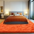 thumbnail image 7 of ZENELESS Large Fluffy Area Rugs for Living Room,8x10 Shag Rectangular Carpets for Bedroom, Orange, 7 of 7