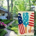 thumbnail image 4 of PHYHOO  American Stars and Stripes Popsicle Garden Flag Double Sided Outside, USA Patriotic Independence Memorial Day Yard Outdoor Decoration White, 4 of 6