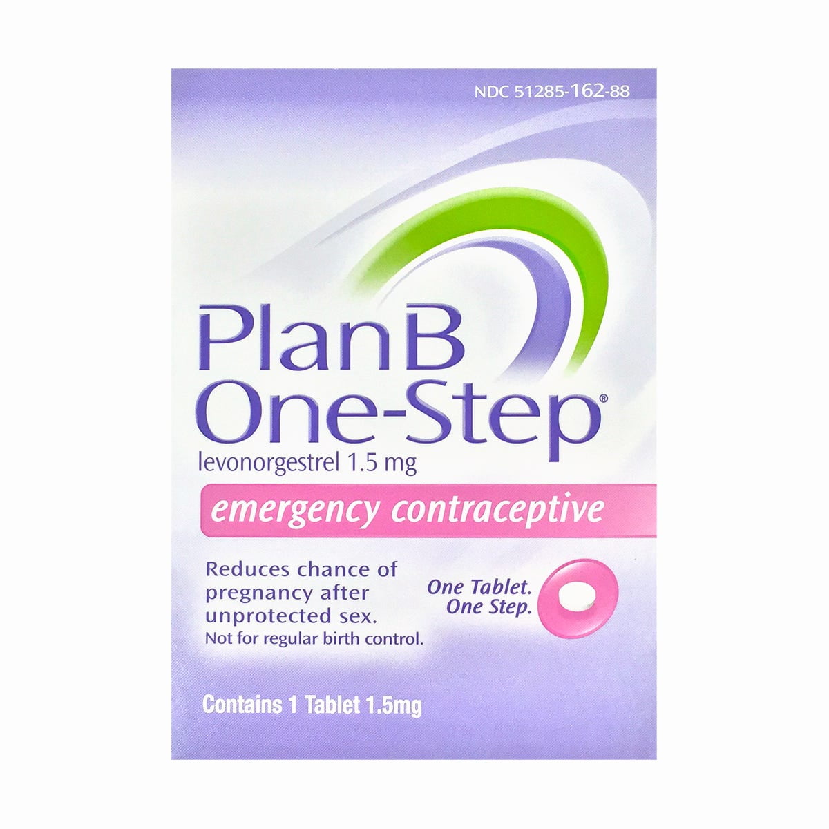 Plan B One-Step Emergency Contraceptive (72 Hour Efficacy Window)