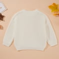 thumbnail image 4 of GYRATEDREAM Baby Toddler Boys Sweater Girls Knit Pullover Sweatshirt Kids Long Sleeve Crew Neck Solid Casual Tops 9M-4T, 4 of 14