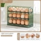 thumbnail image 2 of Refrigerator Egg Rack Flip Fridge Door Egg Storage Rack Tray Container Space Saving Egg Storage Box Rack, 2 of 5