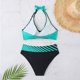 thumbnail image 5 of Traje de baño para mujer Traje de baño dividido con estampado grande para mujer Falda de bikini Traje de baño dividido Trajes de baño para mujer, 5 of 6