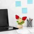 thumbnail image 3 of Simulated Flower Pot Finished Woolen Flower Indoor Car Decoration Small Pot, 3 of 5