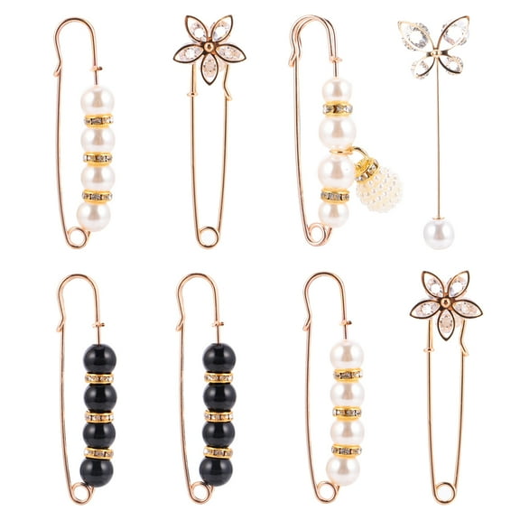 Milisten 8Pcs Clothes Pin Accessories Waist Retractable Pin Alloy Assorted Color Charming Occasions