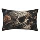 thumbnail image 1 of Balery Vintage Pattern Flower Skull Funda de Cojín Estampada, Regalos para Mujeres, Regalos de Amor para Ella, Regalos para Novia o Esposa, Funda de Almohada-14"x20", 1 of 6