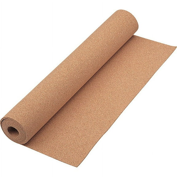 Quartet Natural Cork Roll - 28" Height x 24" Width - Brown Natural Cork Surface - Durable - 1 Each | Bundle of 5 Each