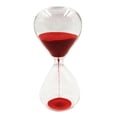 thumbnail image 2 of Reloj de arena de 15 minutos, temporizador, reloj de escritorio rojo, 2 of 9