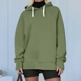 thumbnail image 5 of MXUIKV Sweatshirts Hoodies for Women Drawstring Loose Fitted Long Sweatshirts Activewear Homewear Casual Shirts Solid Color, 5 of 8