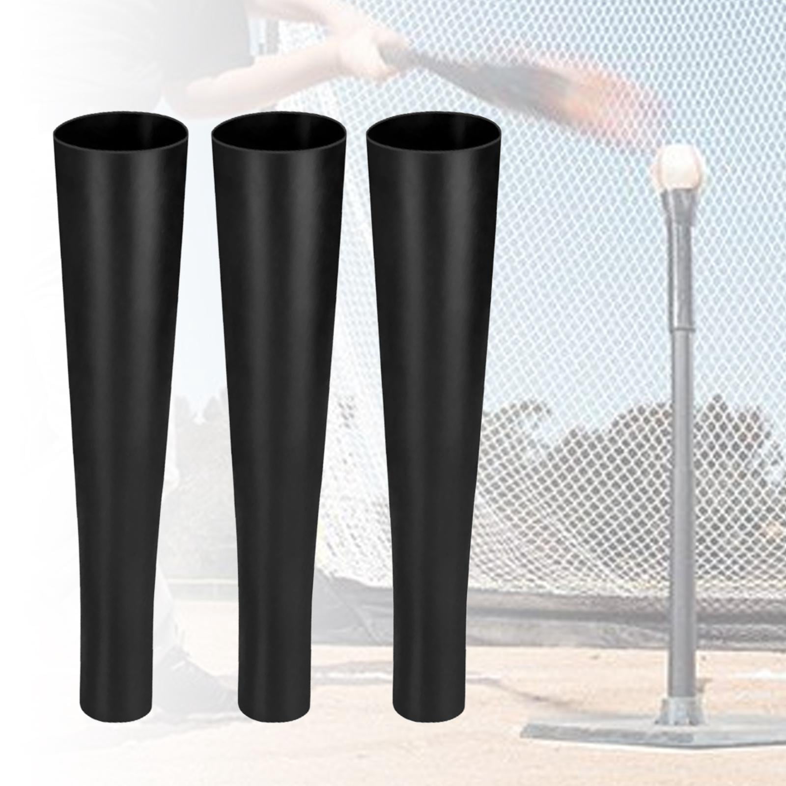 funtasica Baseball Batting Tee Toppers Training Equipment Top Tubes Rubber Toppers Replacement Tee Ball Stands Softball Batting Trainers 3PCS