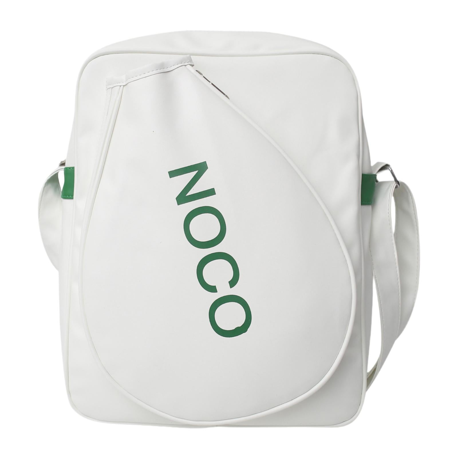 Dualoai Tennis bag, tennis backpack with shoulder strap, professional racket bag, racket White