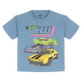thumbnail image 3 of Conjunto de ropa Hot Wheels, camiseta y pantalones cortos 3T para niños pequeños, 3 of 9