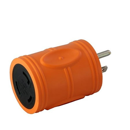 30a 125v Locking Connector - AC Connectors AD515L530 Locking Adapter N.A. Household Plug to Locking L5-30R 30A 125Volt Female Connector