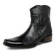 thumbnail image 3 of Botas URBAN COWBOY Hombre Botin Piel Vestir Comodas negro 28, 3 of 6