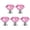 Pink, variant on 5 Pack Crystal Glass Cabinet Knobs - 30mm Clear Diamond Shape Decorative Gold Base Pulls Handles for Drawer Dresser Kitchen Cabinets Wardrobe Bathroom Vanity Desk (Gold)