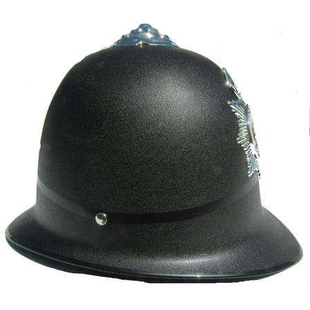 Children Police Helmet With Visor Costume Accessory Halloween Black