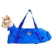 thumbnail image 4 of Bolsa de hombro portátil verde plegable, bolso fijo para rascado de gato con correas, cambio de circunferencia del pecho, con bolsillo con cremallera, grande, 4 of 8