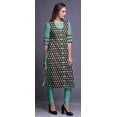thumbnail image 3 of Bimba Tunique d'Été pour Femmes à Manches 3/4 Imprimée Kurtis Droits Longs Indiens, 3 of 6