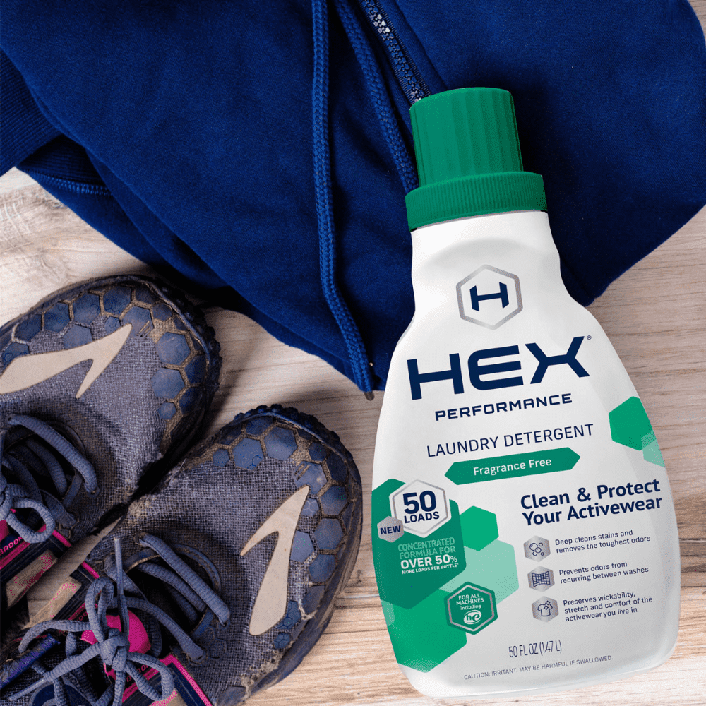 HEX Performance Fragrance Free Detergent, 50 Loads