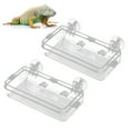 thumbnail image 4 of Anti Escape Suction Cup Feeder, Suction Cup Gecko Feeder Durable Transparent Detachable  For Reptiles, 4 of 8