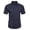 Dark Blue, variant on Mens Wrinkle Free Button Down Shirts Short Sleeve Untucked Shirts Casual Summer Shirt