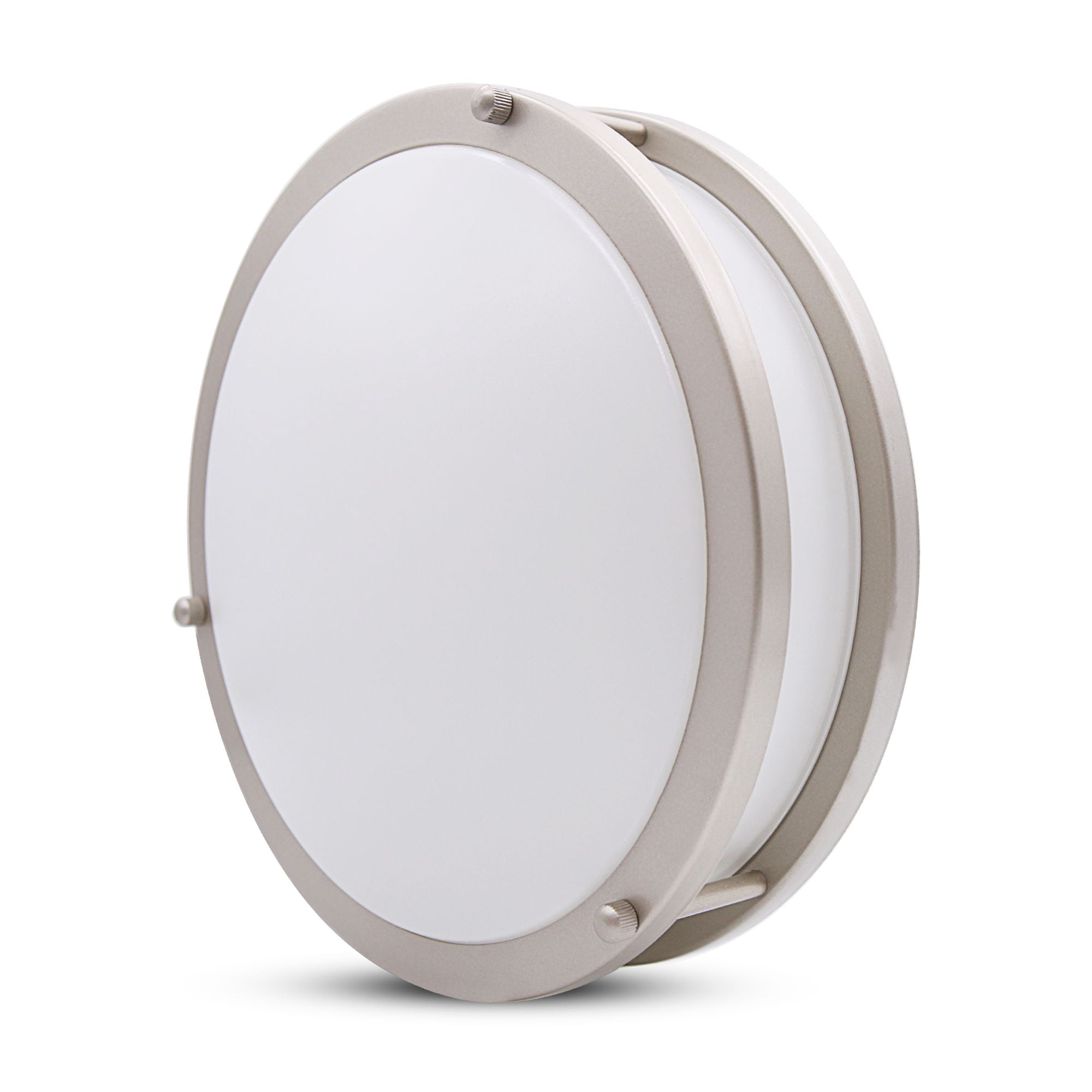 MingBright Modern LED Flush Mount Ceiling Light Fixture with Remote 12-Inch Round Close to Ceiling Light, Dimmable Ceiling Light for Kitchen, Living Room, Bedroom, Garage Hallway 4000K White