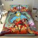 thumbnail image 1 of Los Increíbles Conjunto de sábanas temático, trío de piezas, cómodo y amigable con la piel, diseño único, regalo de decoración para el hogar para familiares, amigos y fans, 90 cm * 190 cm, 1 of 6