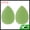 Green, variant on Unique Bargains 2 Pcs Portable Teardrop Face Makeup Sponge Red