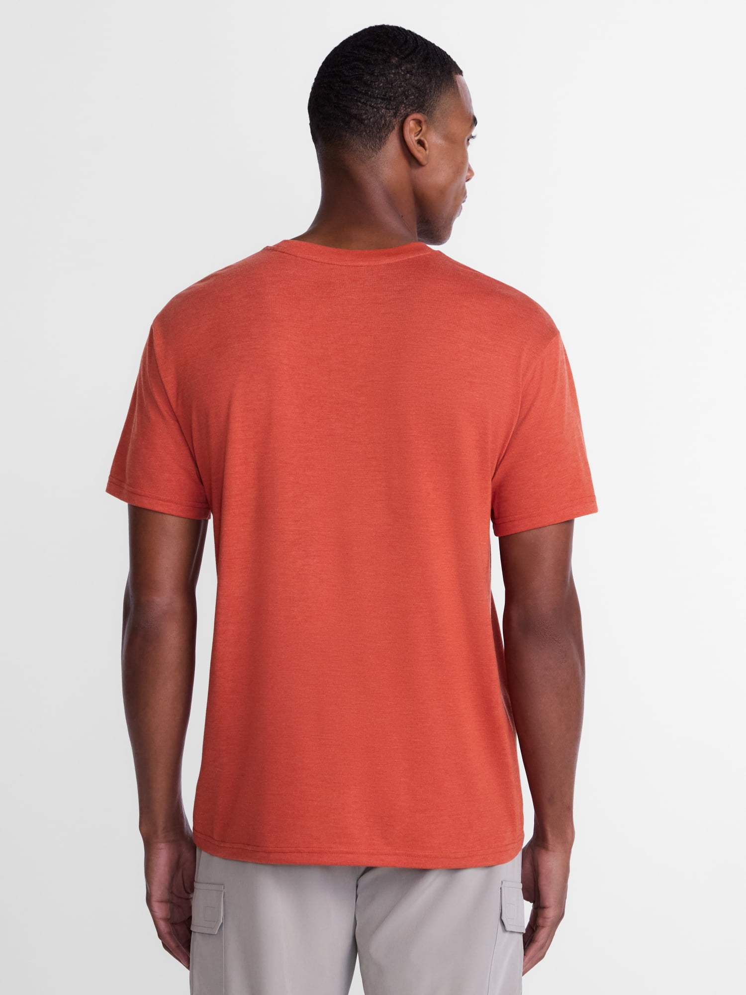 Athletic Works' Men's and Big Men's Tri Blend Tee with Short Sleeves, Sizes S-4XLT